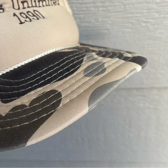 Vintage Ducks Unlimited Hunting Camo Hat Cap - Picture 6 of 15
